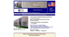 Desktop Screenshot of ordersecuritypaper.com